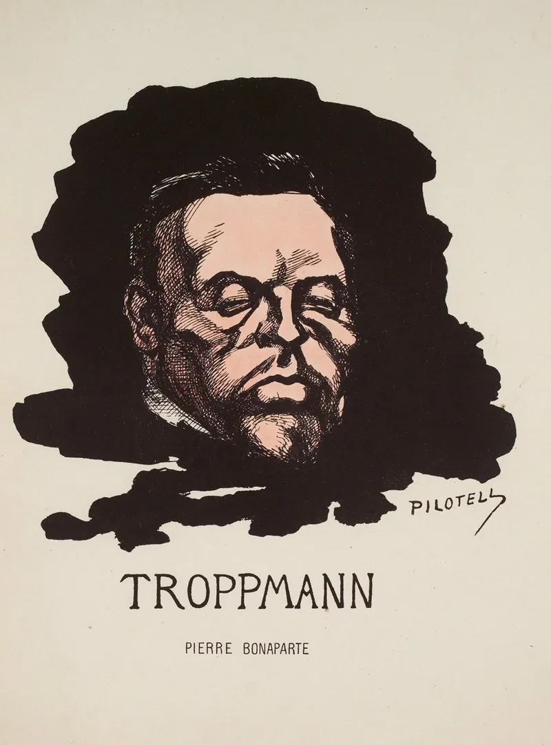 Troppmann Pierre Bonaparte by Georges Pilotelle - Canvas Print