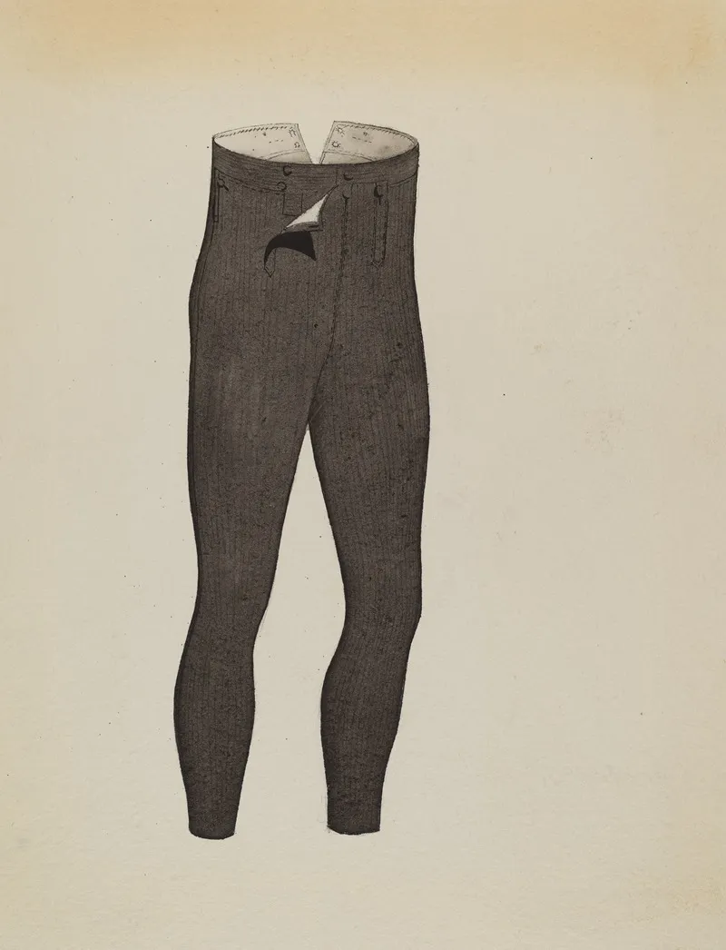 Trousers by Creighton Kay-Scott - Canvas Print
