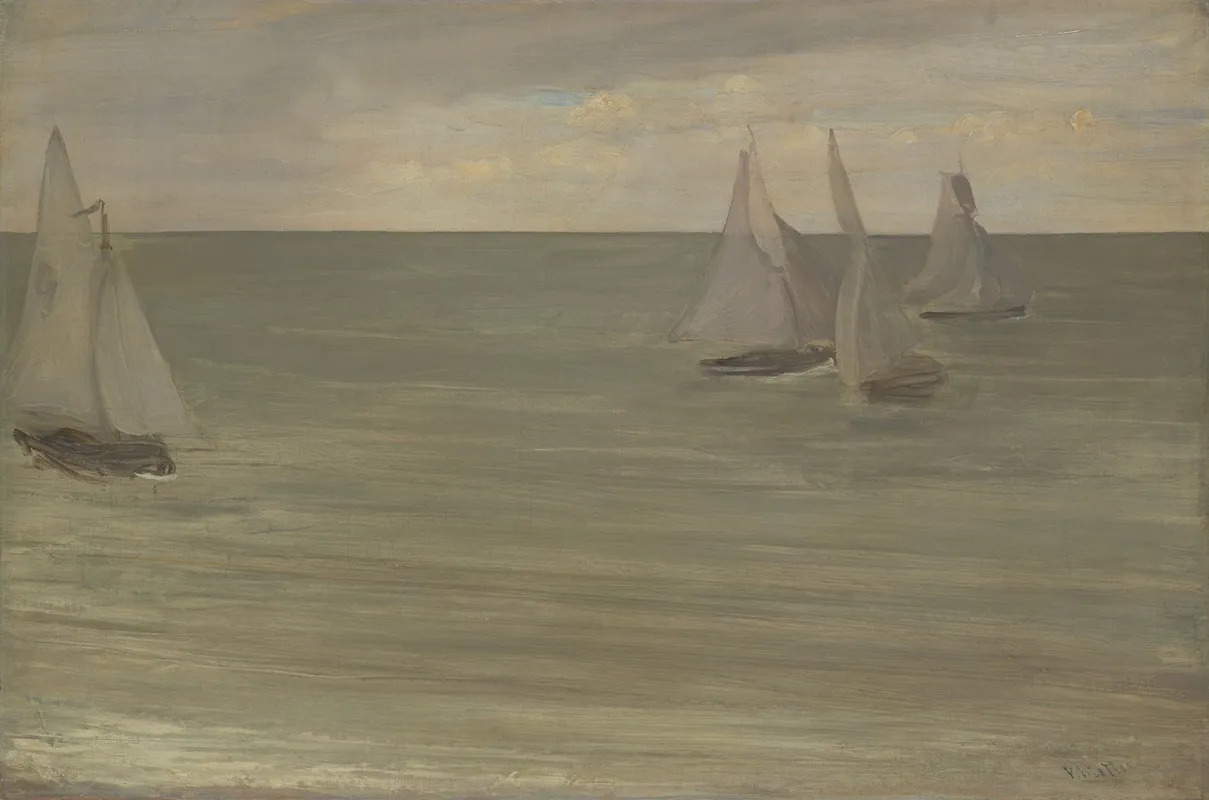 Trouville Grey And Green The Silver Sea