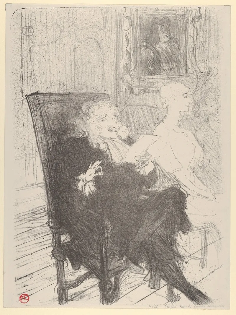 Truffier And Moreno In Les Femmes Savantes