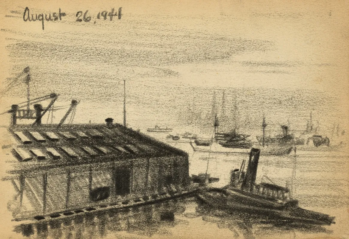 Tugboat At Dock