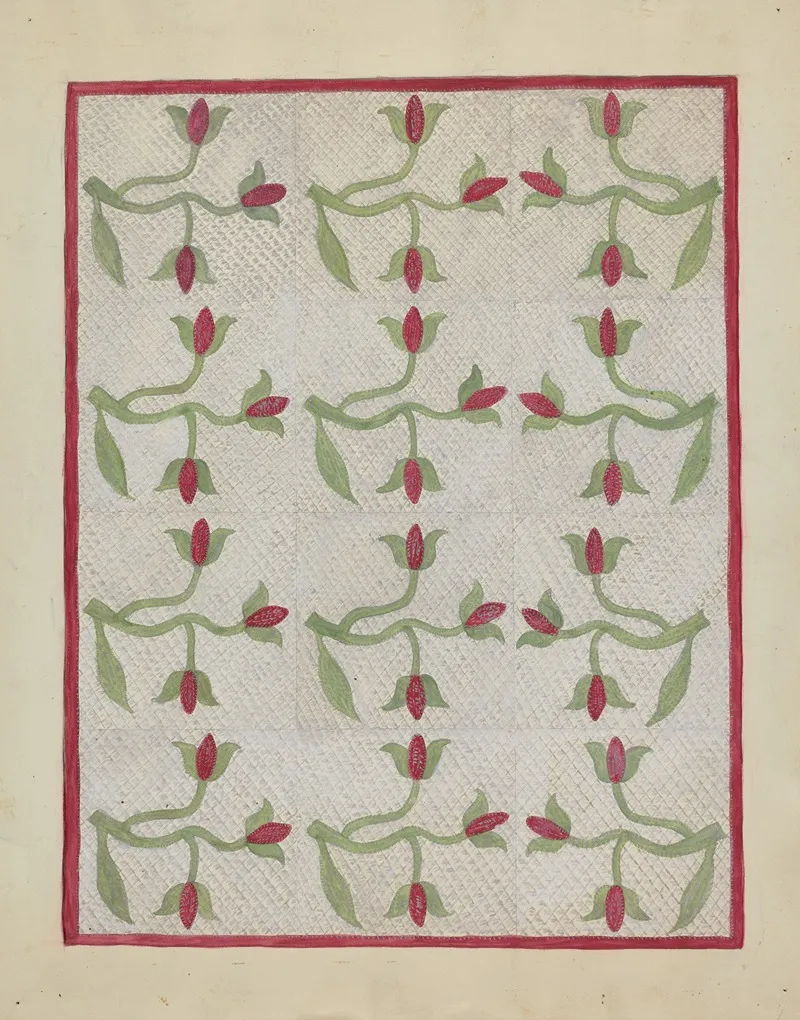 Tulip Pattern Quilt 2