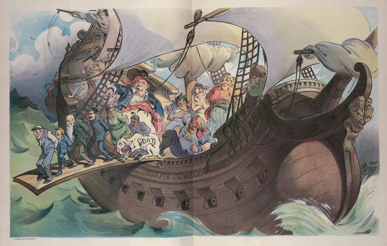 Turn The Rascals Out by Udo Keppler - Canvas Print