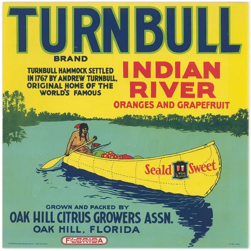 Turnbull Brand Citrus Label