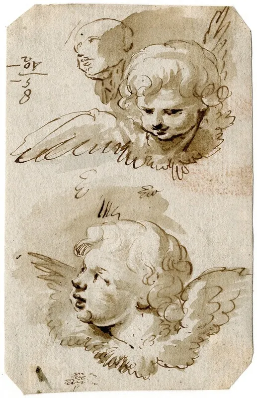Twee Cherubs by Jacob de Wit - Canvas Print