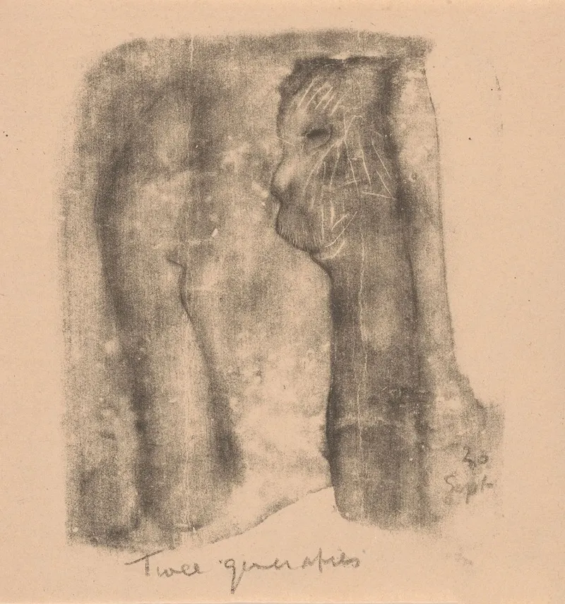 Twee Generaties by Erich Wichmann - Canvas Print