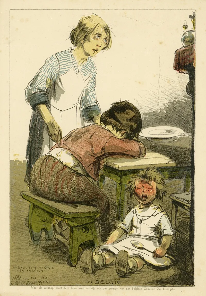 Twee Vrouwen En Huilend Kind