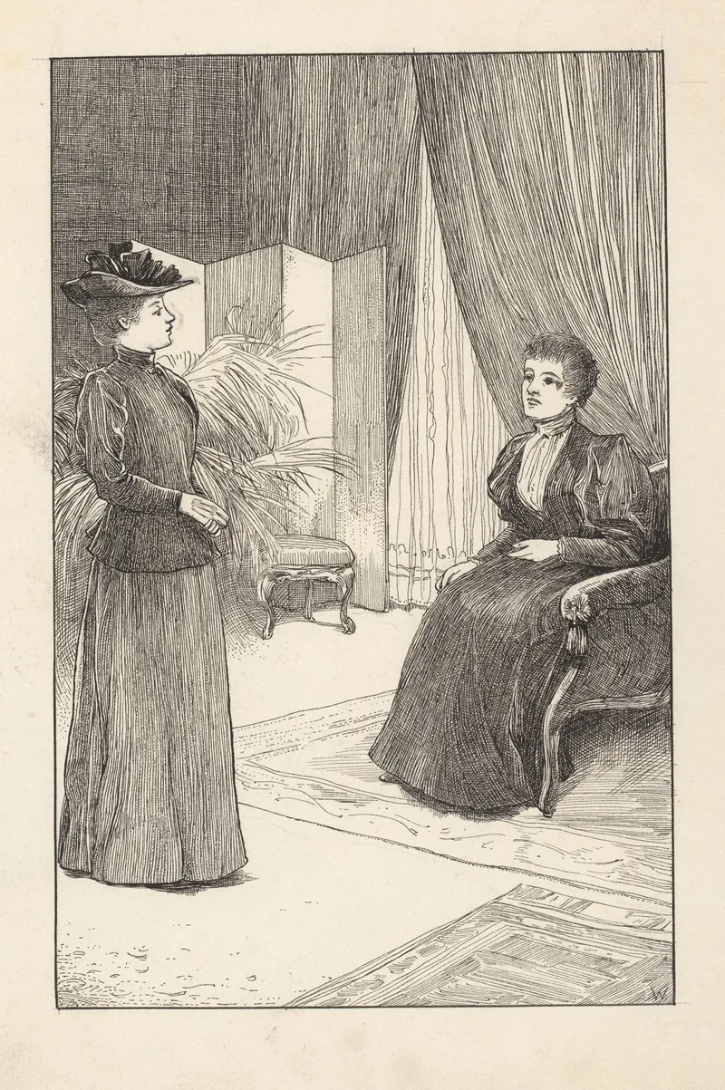 Twee Vrouwen In Een Interieur
