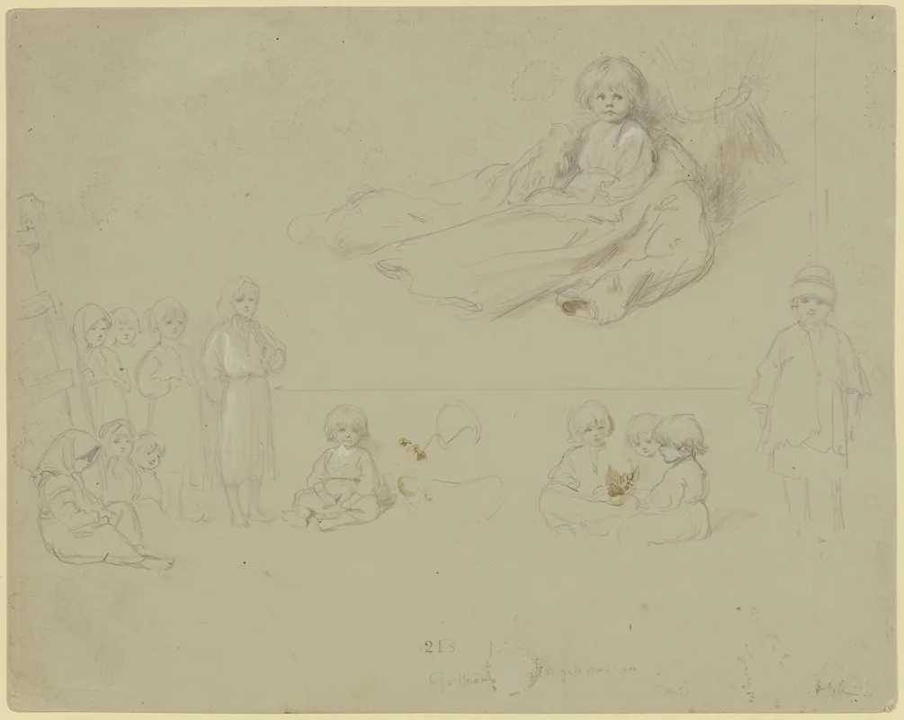 Twelve Children Anticipating