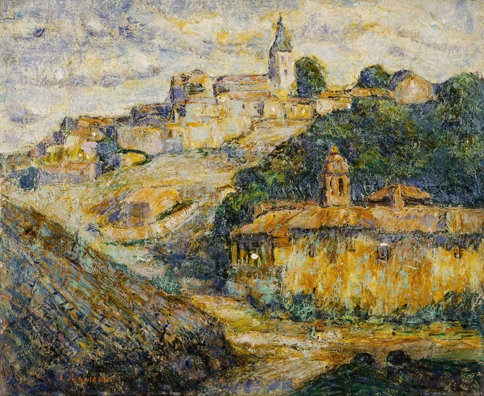 Twilight In Spain by Ernest Lawson - Canvas Print