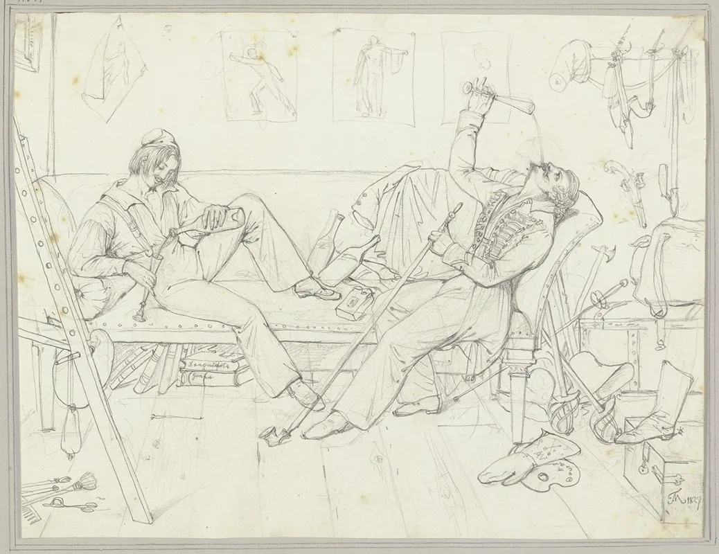 Two Art Students