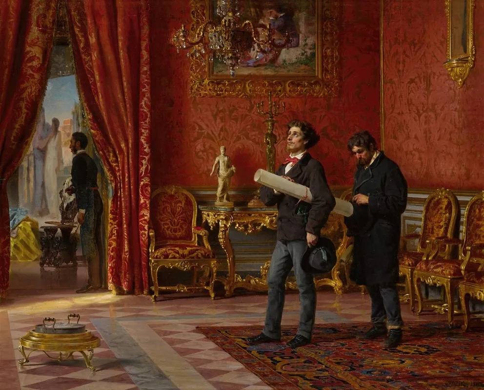 Two Artists Voytech Hynais And Brozik