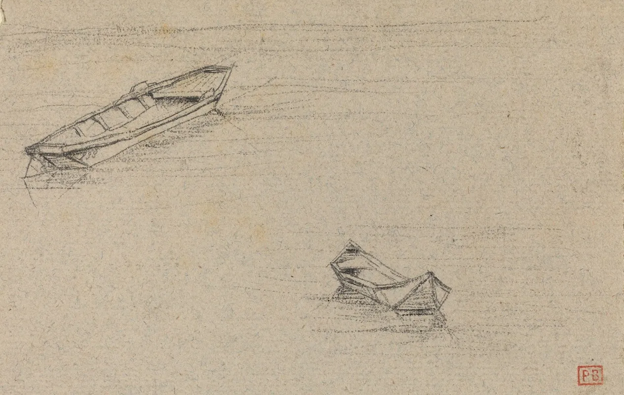 Two Boats For Labside De Notre Dame De Paris