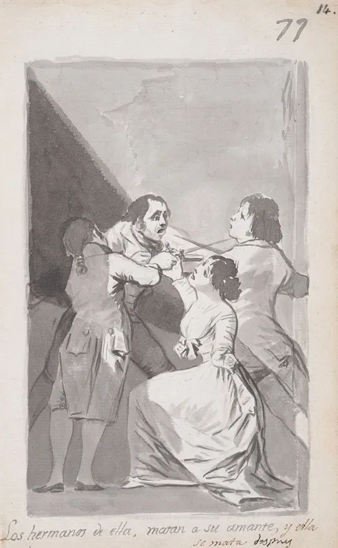 Two Brothers Killing Their Sisters Lover In Her Presence