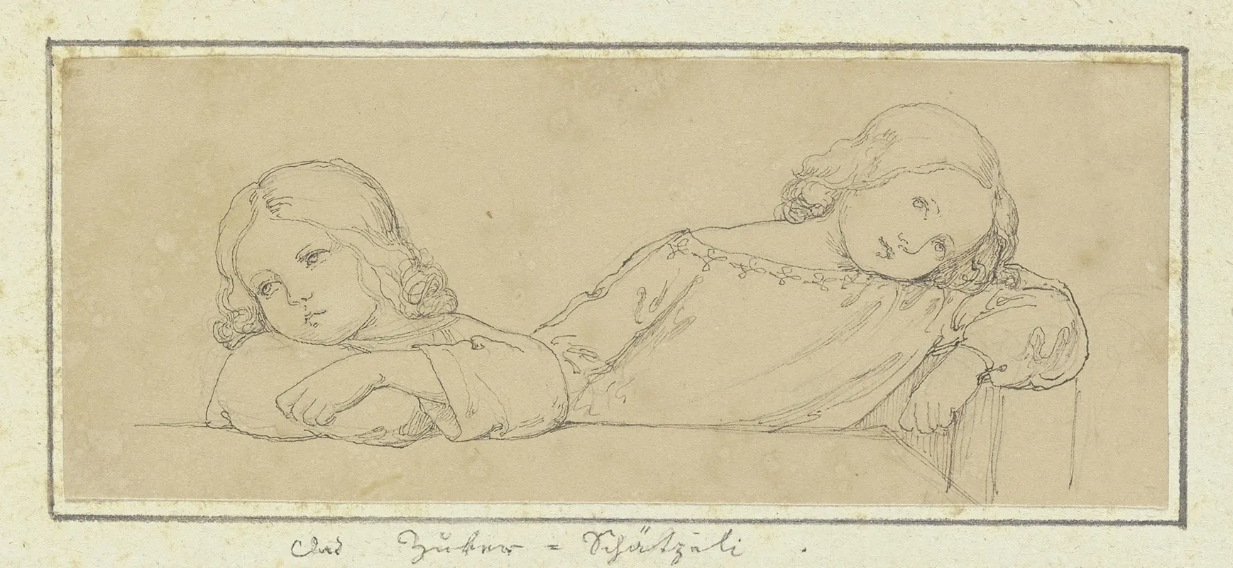 Two Children At The Table