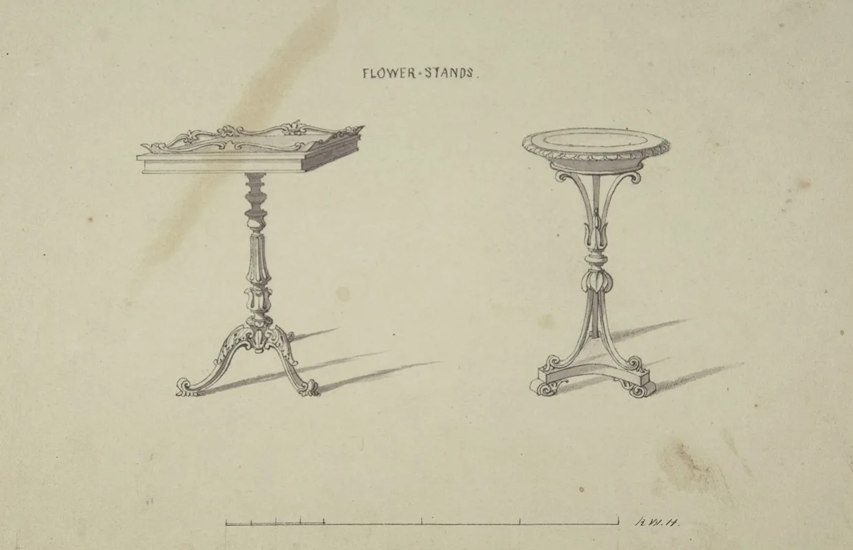 Two Designs For Flower Stands