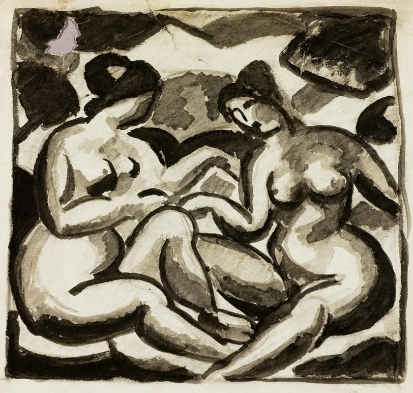Two Female Nudes 11