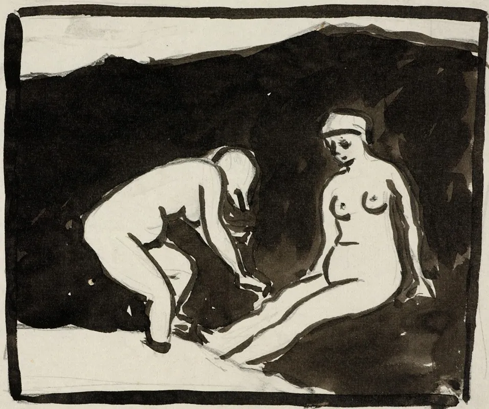 Two Female Nudes 6