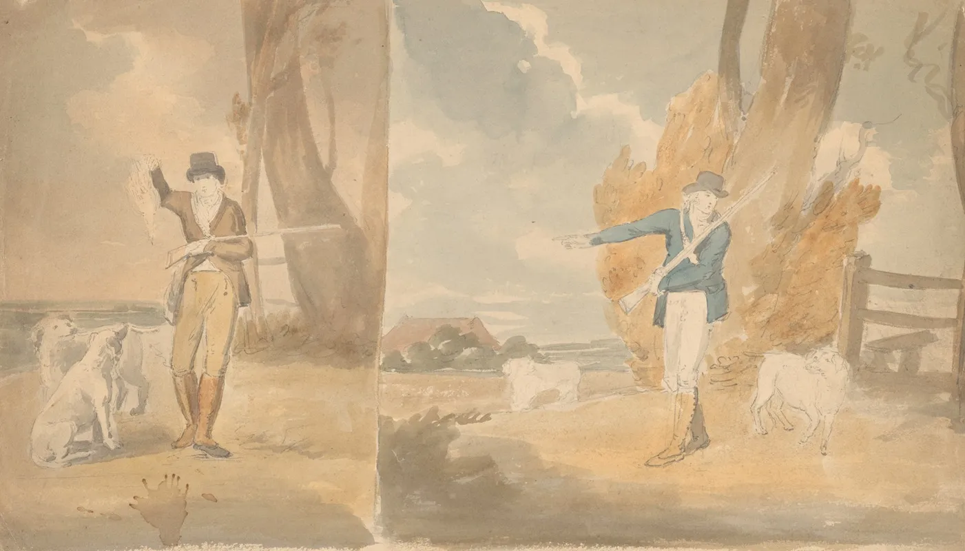 Two Hunting Scenes