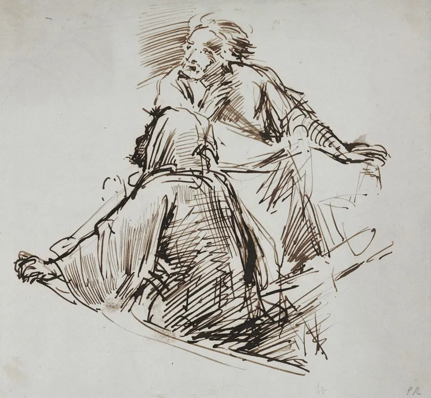 Two Male Figures