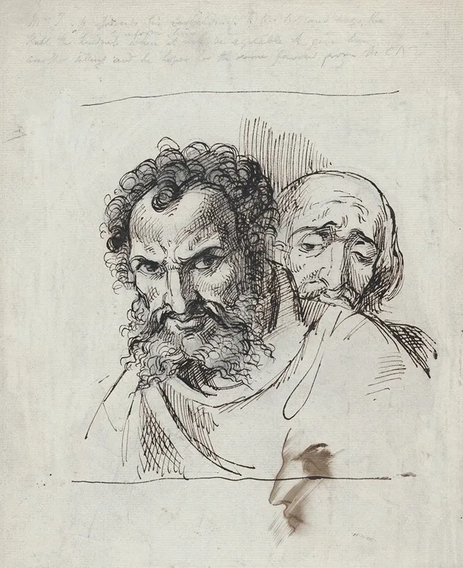 Two Male Heads 2