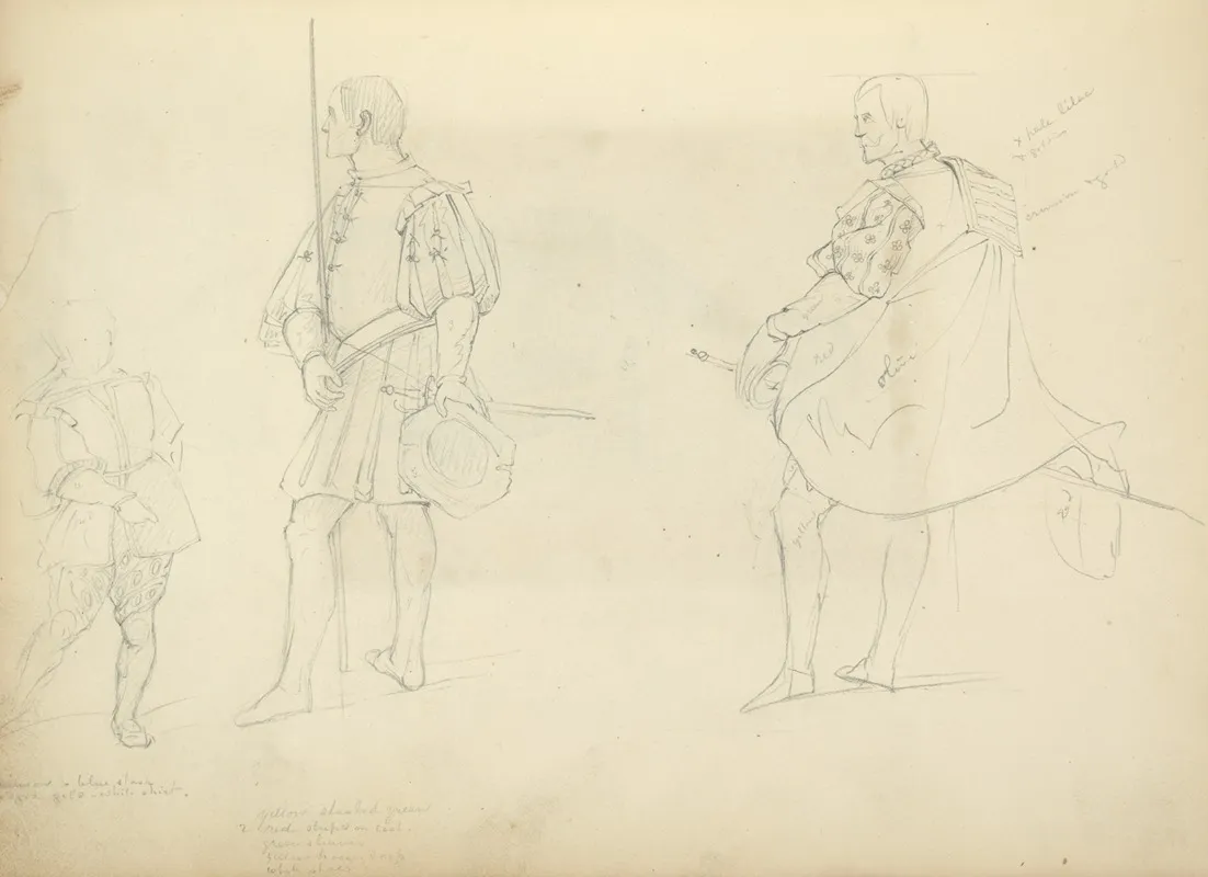 Two Men And A Boy by Stewart Watson - Canvas Print