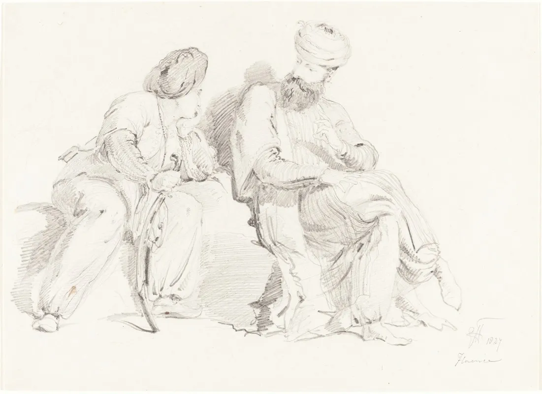 Two Men In Oriental Dress