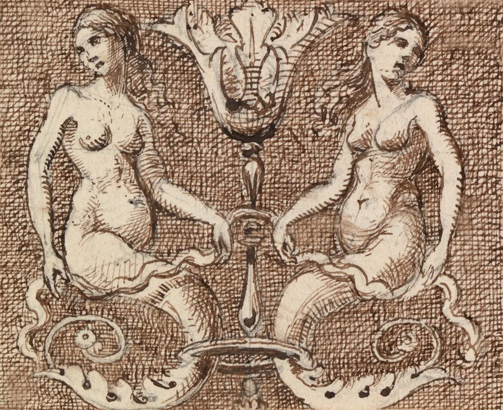 Two Mermaids by George Augustus Sala - Canvas Print
