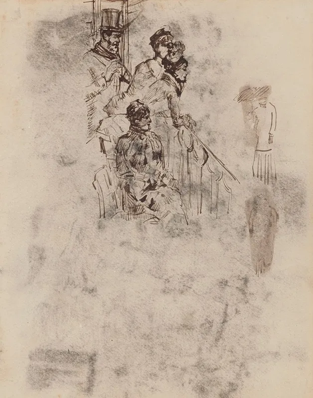 Two Militairy Men 2 by James Ensor - Canvas Print