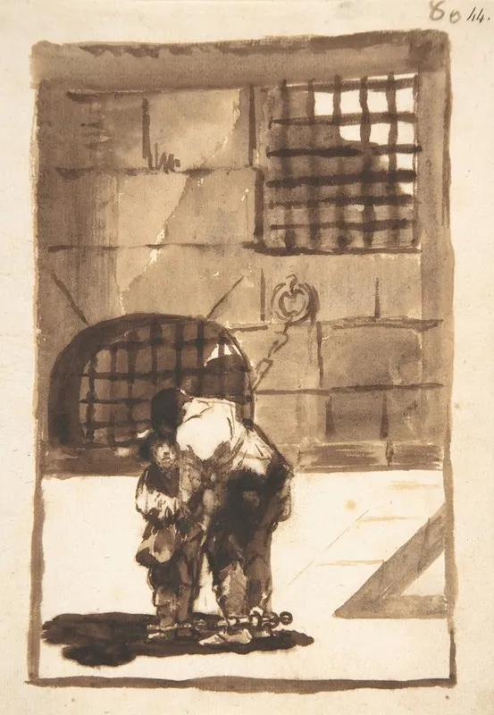 Two Prisoners In Irons
