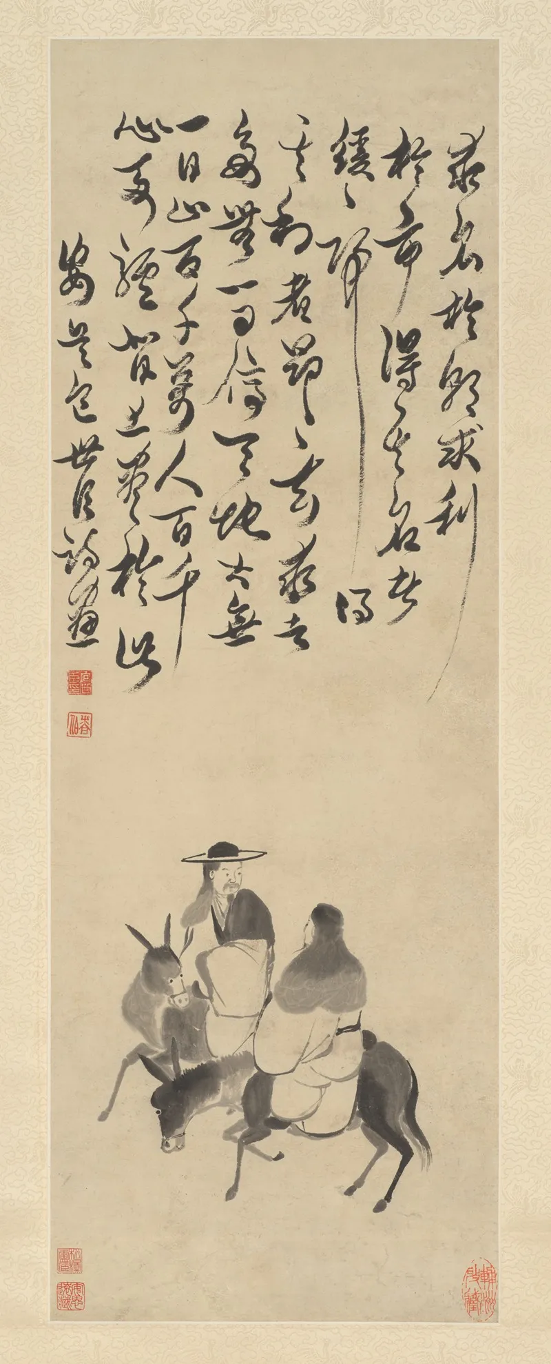 Two Riders 3 by Bao Shichen - Canvas Print
