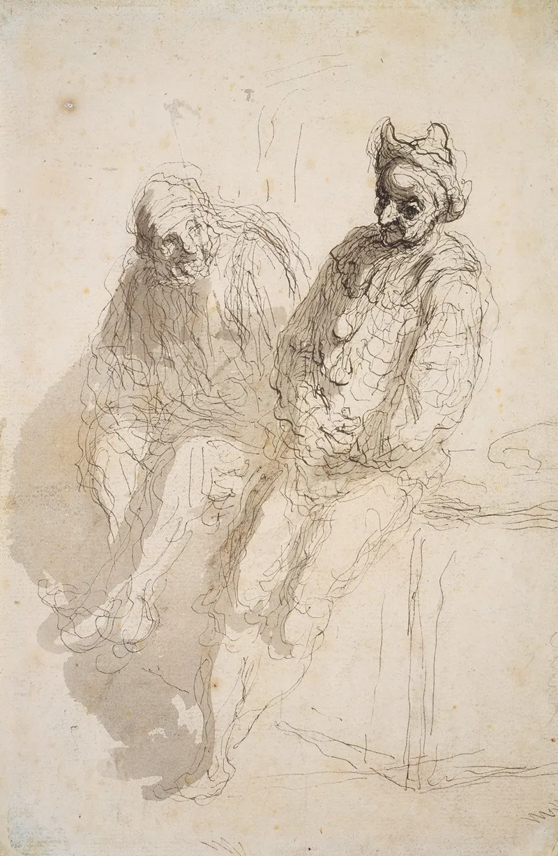 Two Saltimbanques