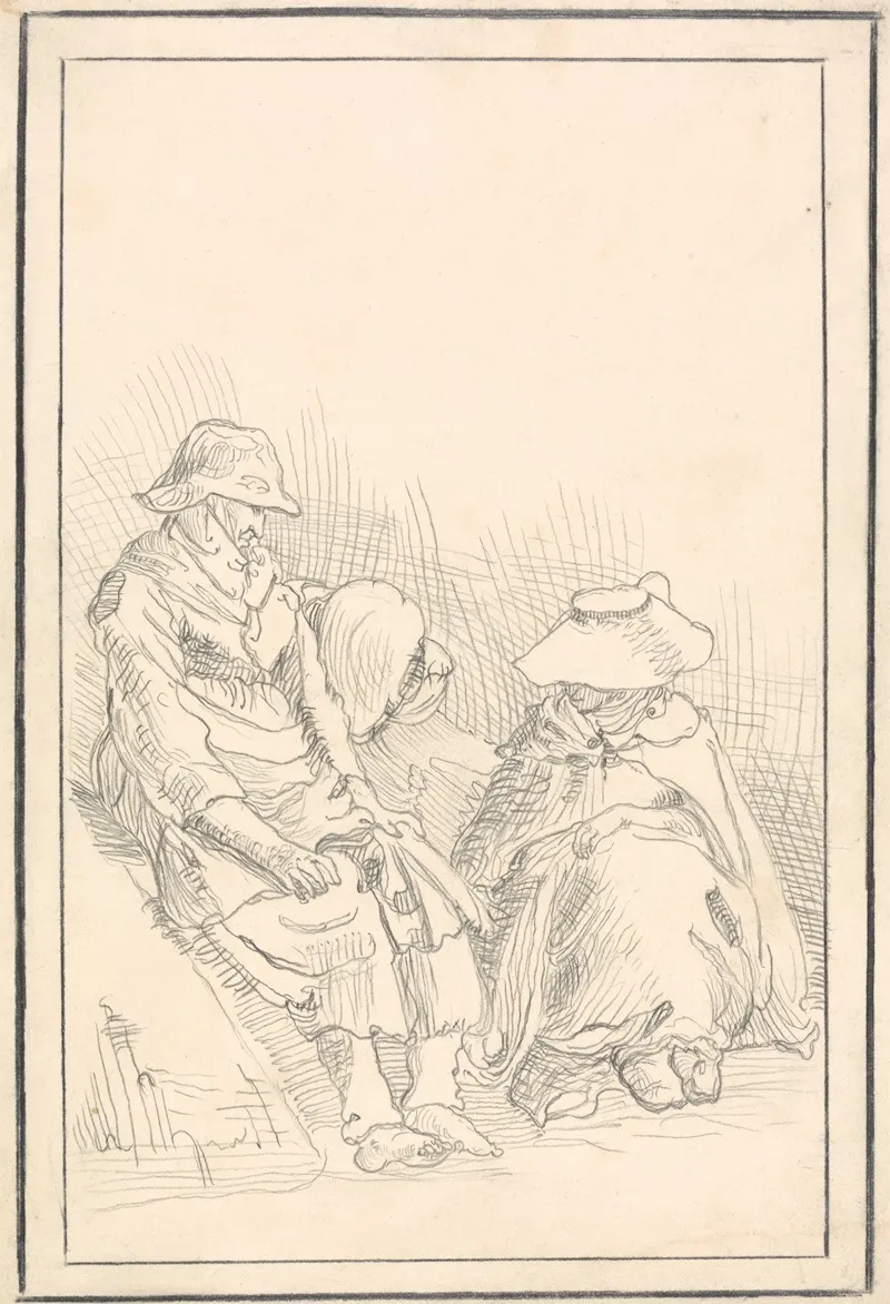 Two Seated Women 3