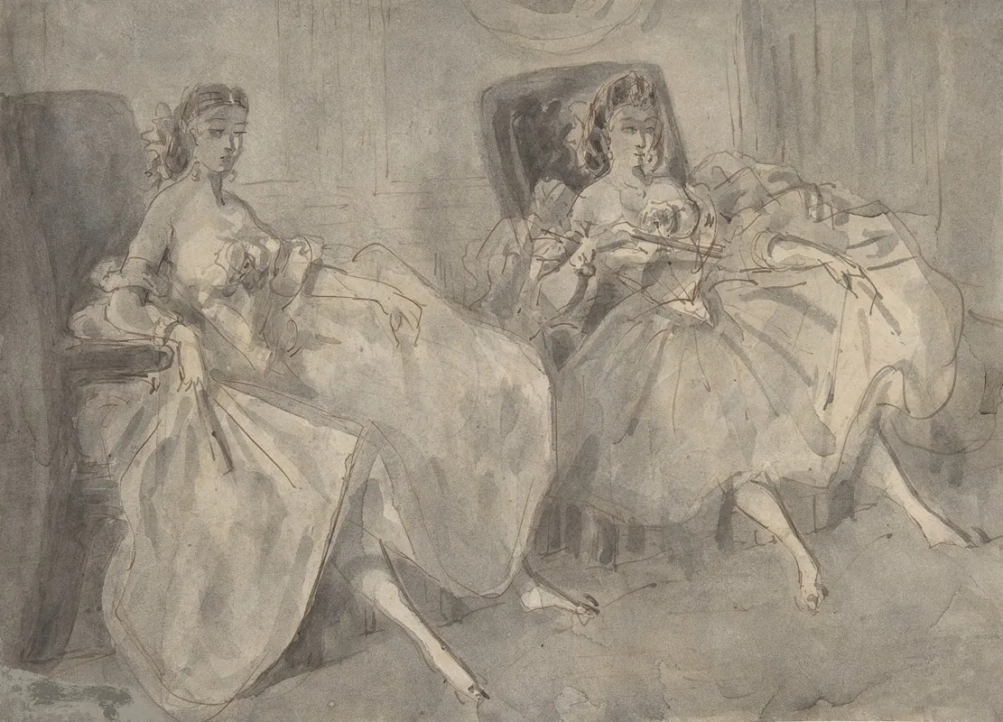 Two Seated Women