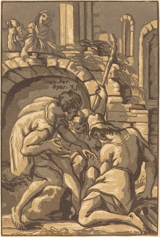 Two Shepherds And A Boy