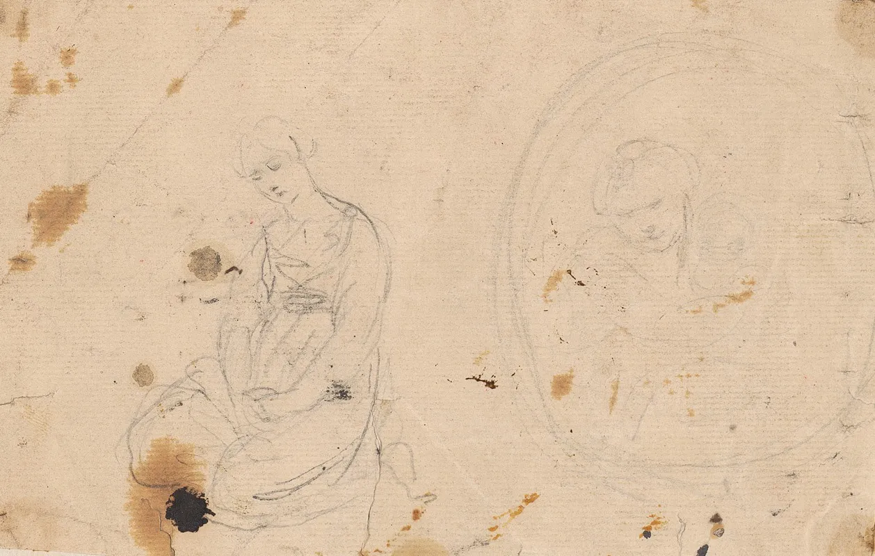 Two Sketches Of Woman 2
