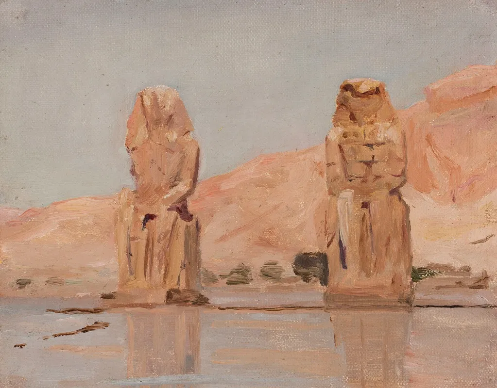 Two Statues From The Journey To Egypt