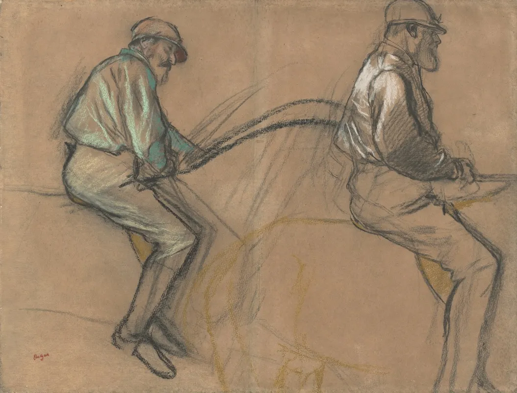 Two Studies Of A Jockey