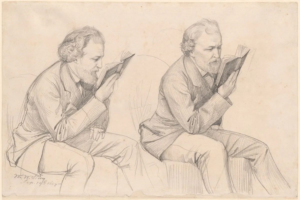 Two Studies Of Robert Browning Reading