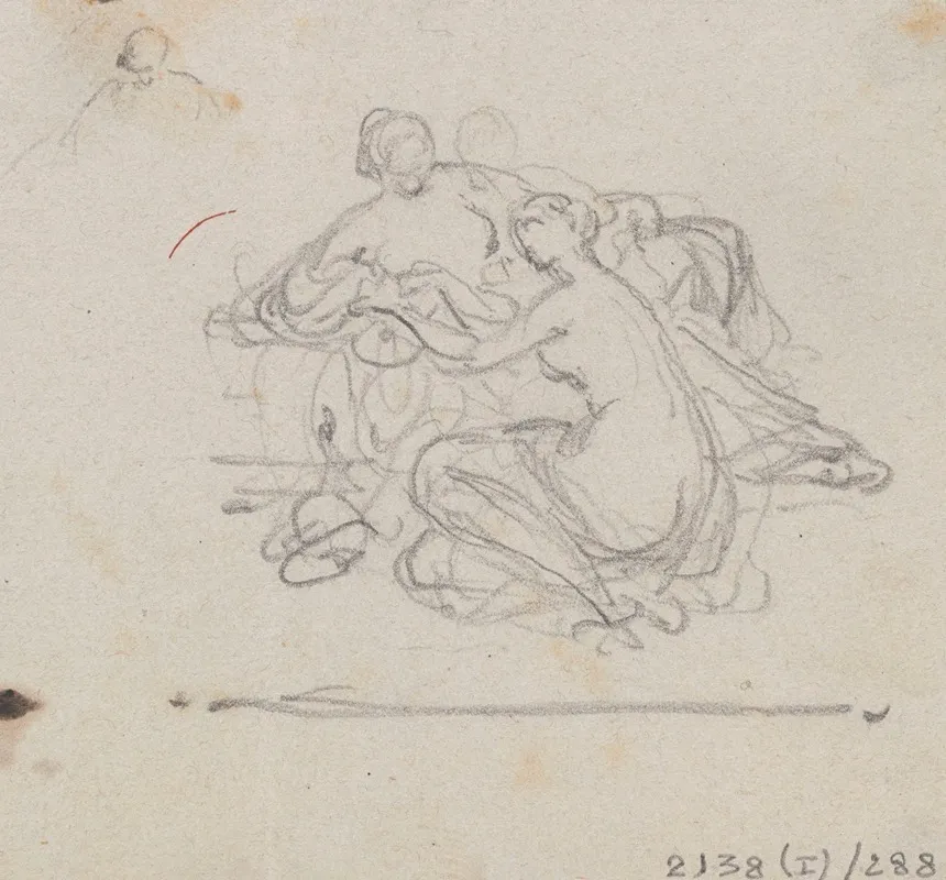 Two Women 17 by Nicaise De Keyser - Canvas Print