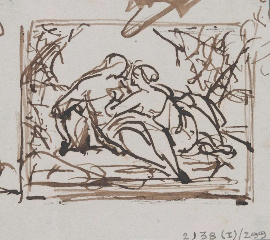 Two Women 18 by Nicaise De Keyser - Canvas Print