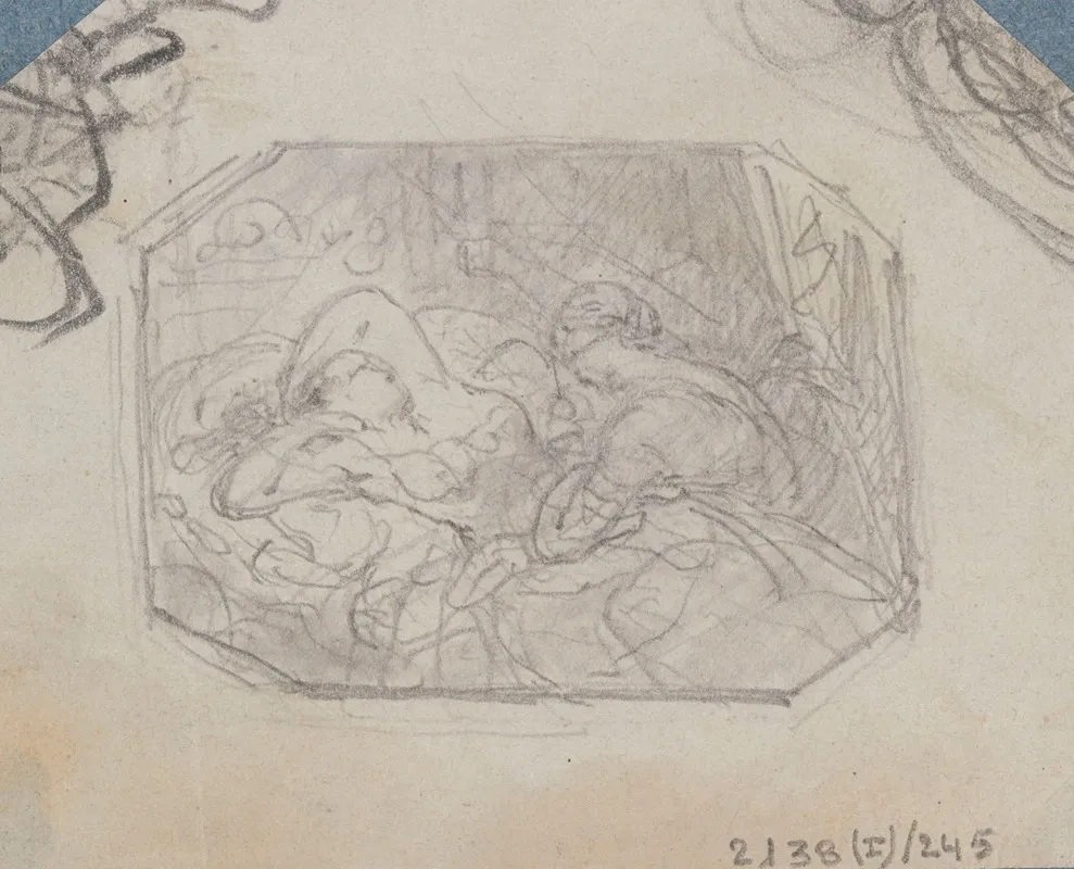 Two Women 19 by Nicaise De Keyser - Canvas Print