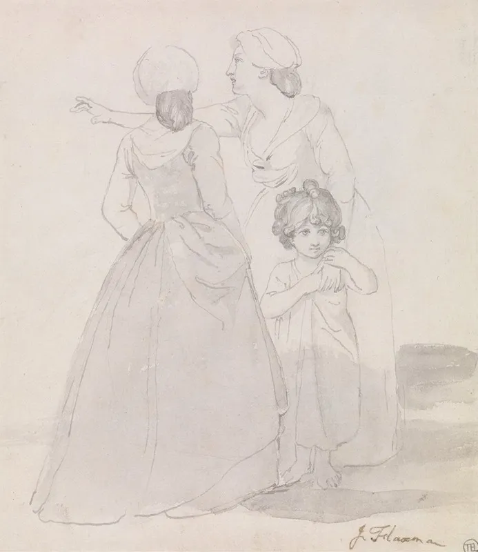 Two Women And A Child