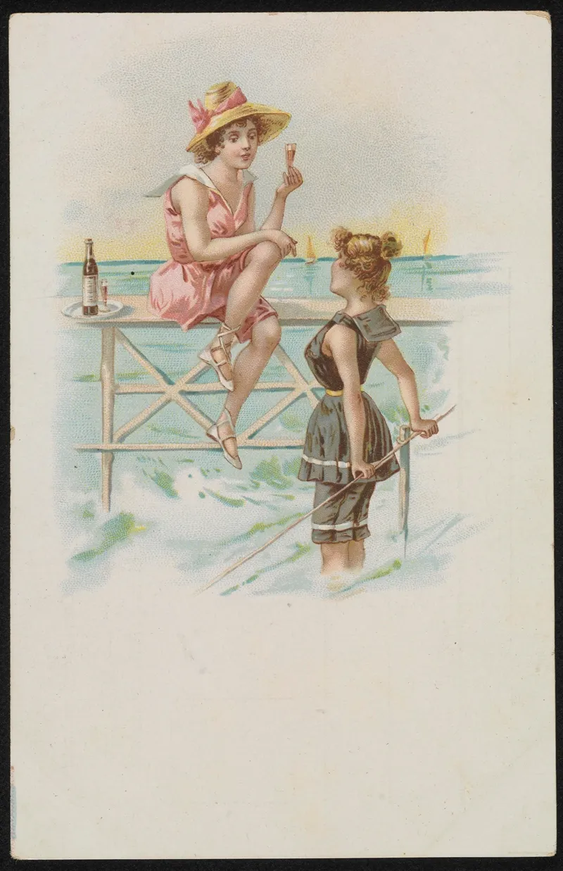 Two Women By The Sea