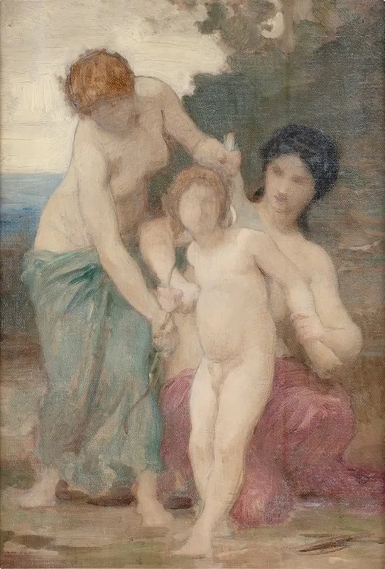 Two Women Putto