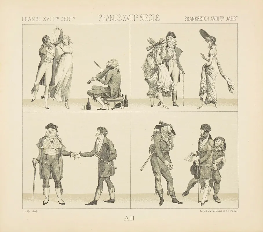 Types De La Mode A Lepoque Du Directoire Agioteurs Et Filous