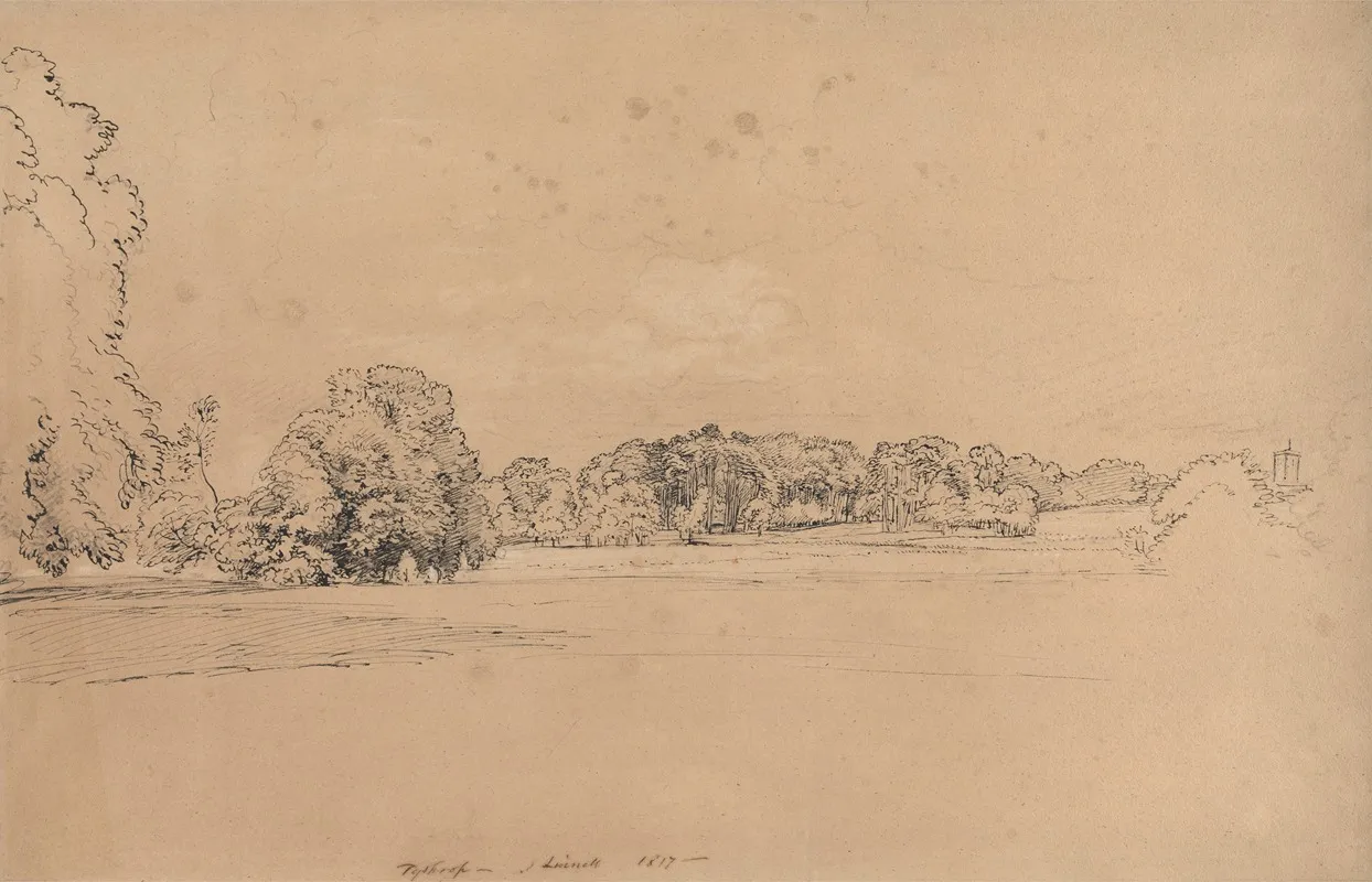 Tythrop by John Linnell - Canvas Print