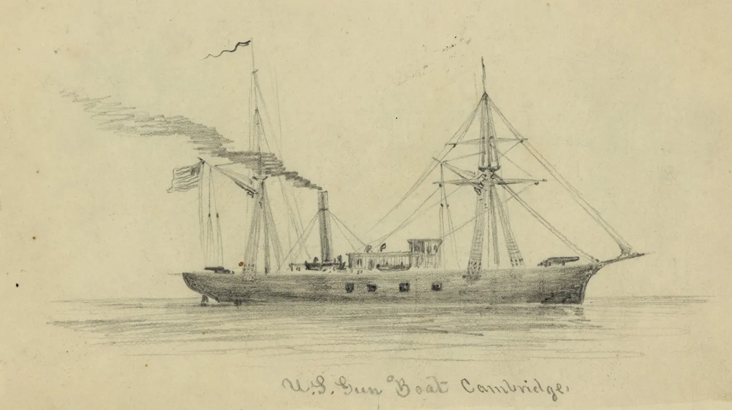 U S Gun Boat Cambridge