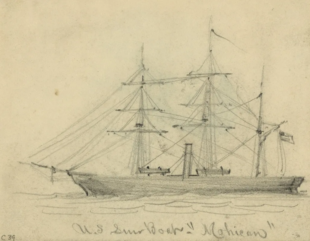 U S Gun Boat Mohican