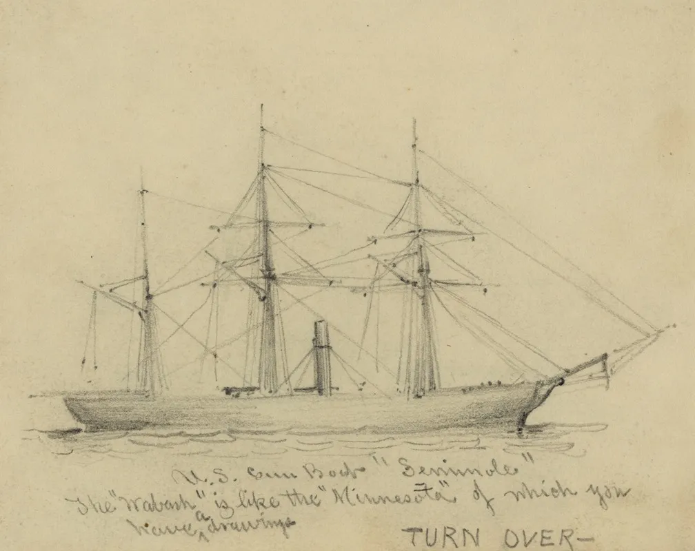 U S Gun Boat Seminole